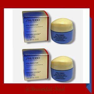 Lot of 2 Shiseido Vital Perfection Uplifting and Firming Cream 15ml NEW